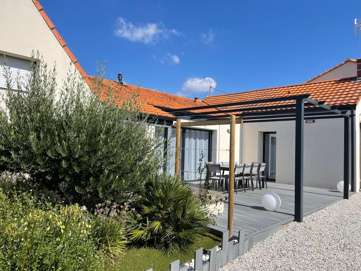 Maison moderne avec jardin à 750m de la mer Pornic Esterno foto
